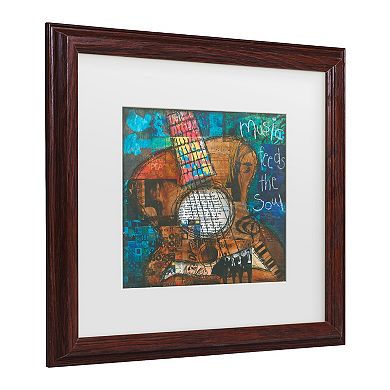 Trademark Fine Art Music Guitar Framed Wall Art