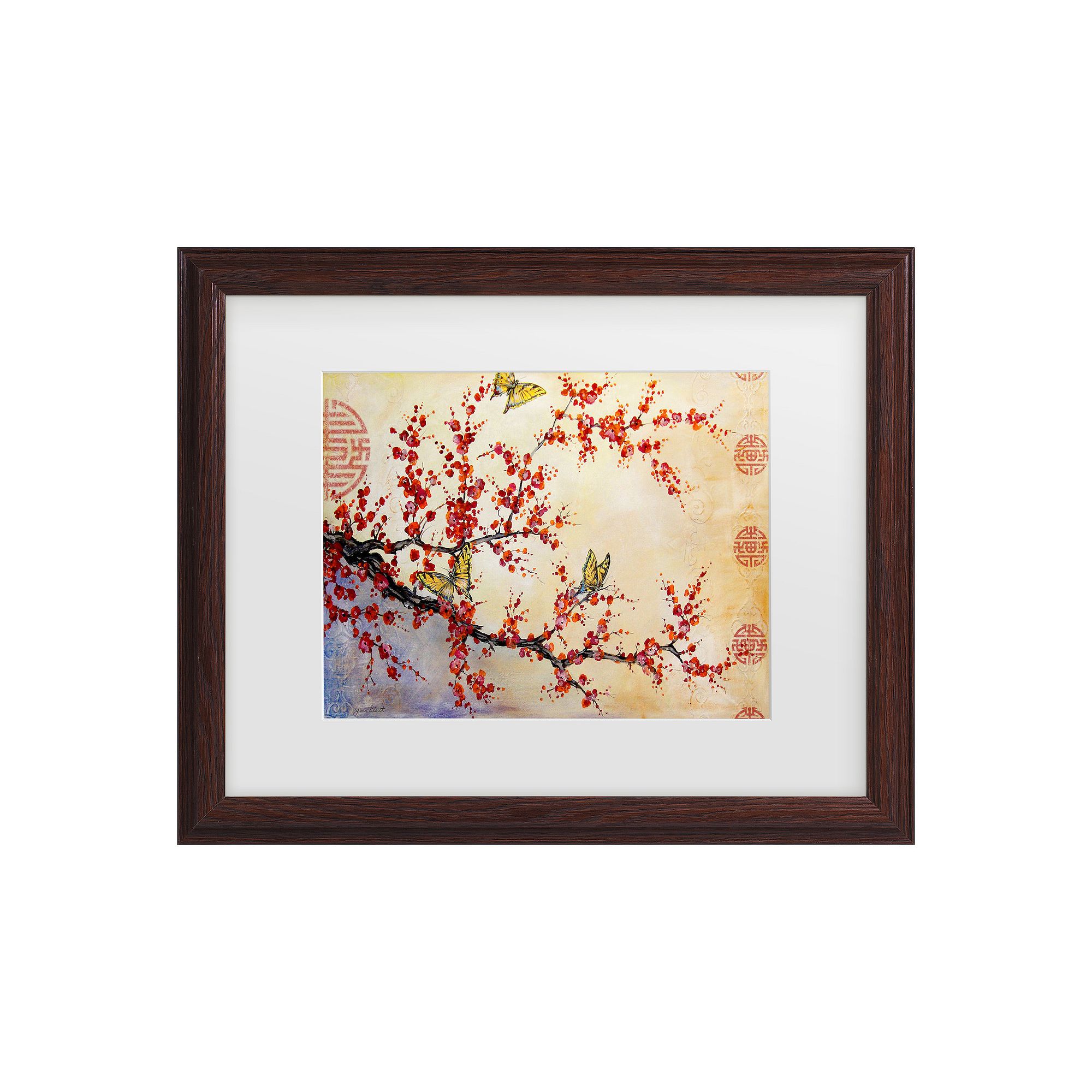 Butterfly Blossoms Framed Wall Art, Multi