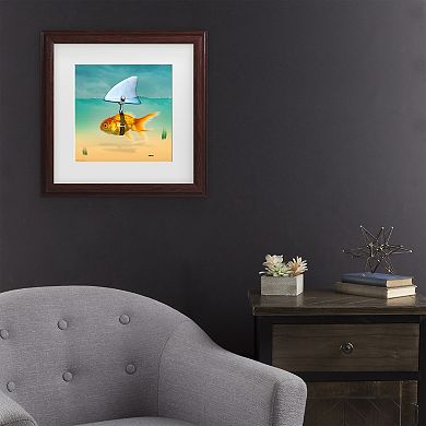 Gold Fish Framed Wall Art