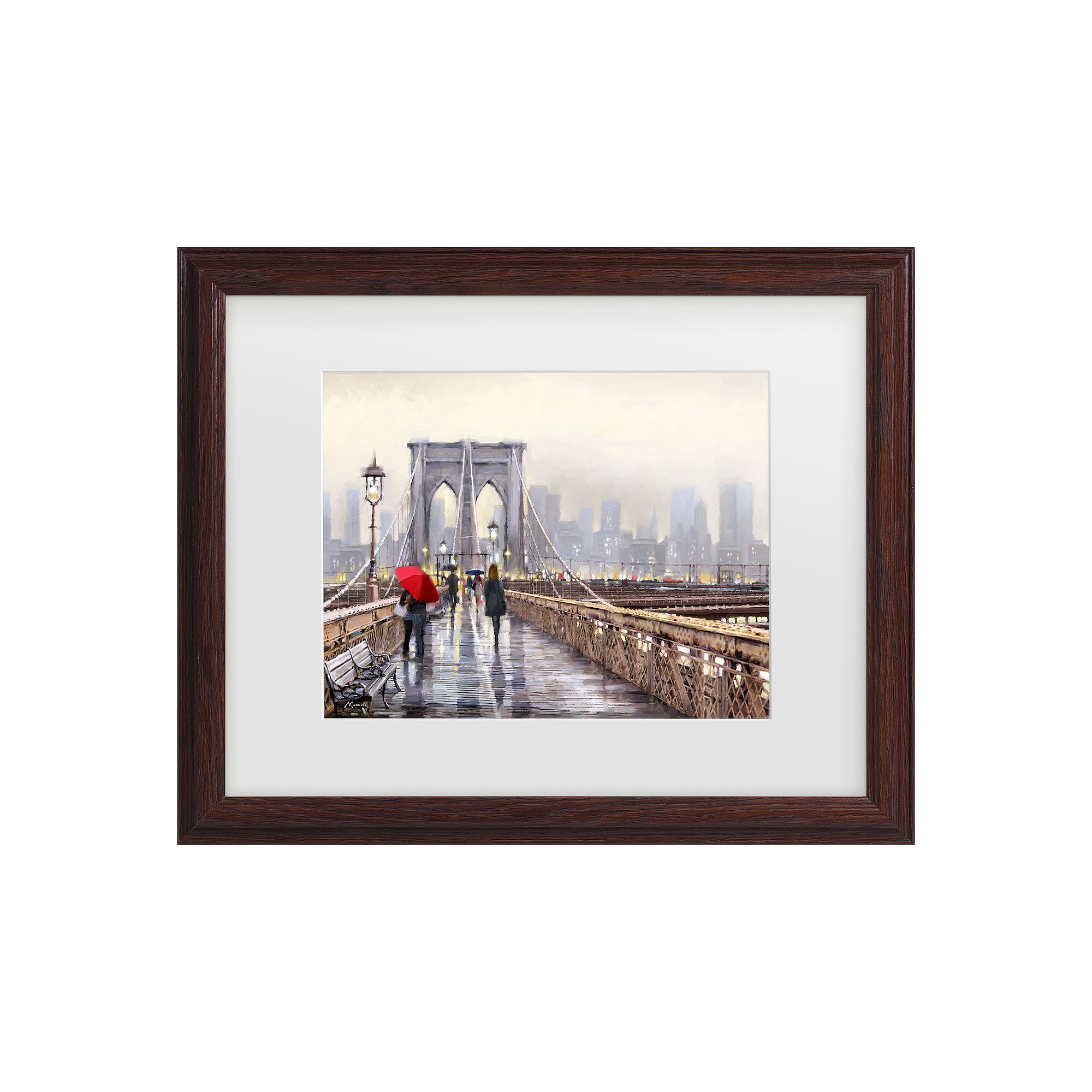 Brooklyn Bridge Framed Wall Art, Multi