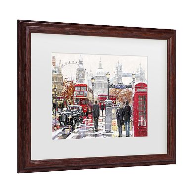 London Collage Framed Wall Art