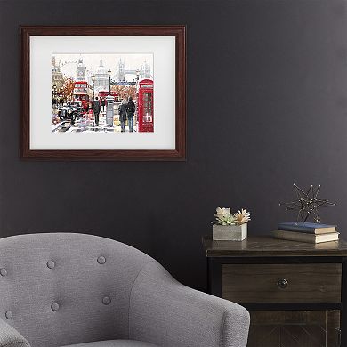 London Collage Framed Wall Art