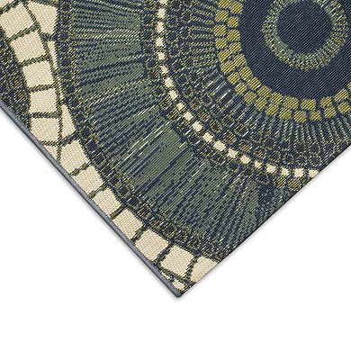 Liora Manne Esencia Circles Indoor Outdoor Mat