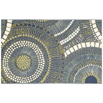 Liora Manne Esencia Circles Indoor Outdoor Mat