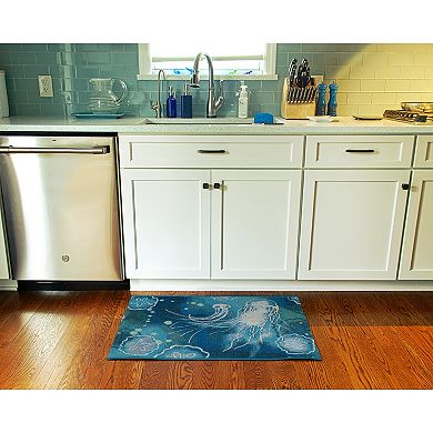 Liora Manne Esencia Jellyfish Indoor Outdoor Mat