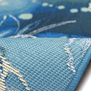 Liora Manne Esencia Jellyfish Indoor Outdoor Mat