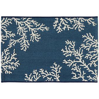 Liora Manne Esencia Coral Edge Indoor Outdoor Mat