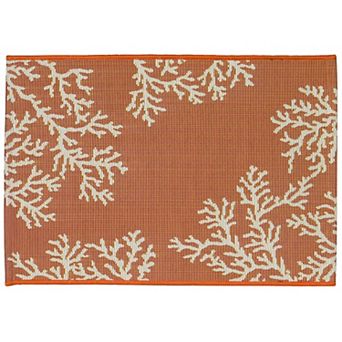 Liora Manne Esencia Coral Edge Indoor Outdoor Mat
