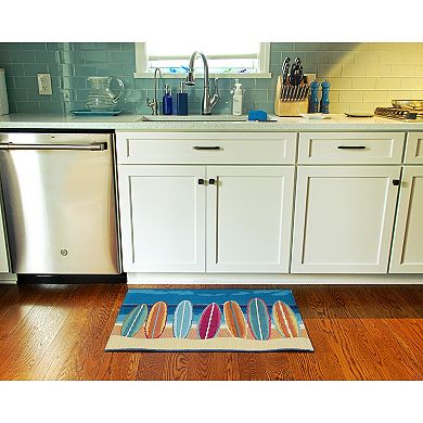 Liora Manne Esencia Surf Break Indoor Outdoor Mat