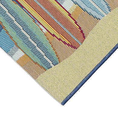 Liora Manne Esencia Surf Break Indoor Outdoor Mat