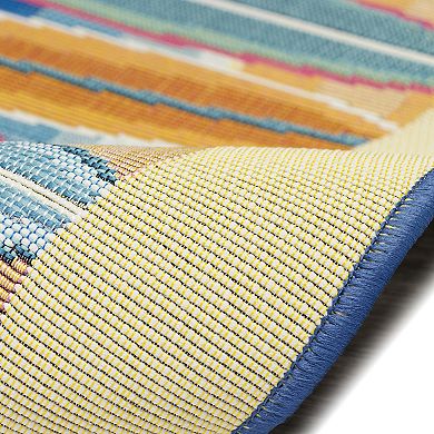 Liora Manne Esencia Surf Break Indoor Outdoor Mat