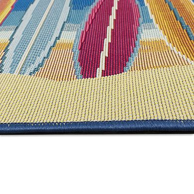 Liora Manne Esencia Surf Break Indoor Outdoor Mat