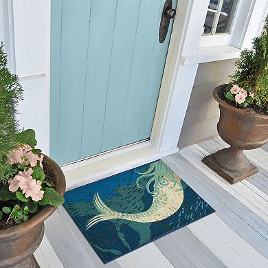 Liora Manne Esencia Mermaids Are Real Indoor Outdoor Mat