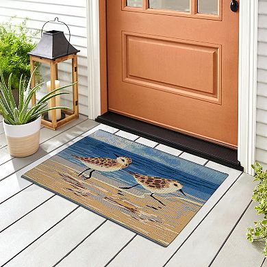 Liora Manne Esencia Sandpipers Indoor Outdoor Mat