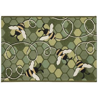 Liora Manne Esencia Bee Free Indoor Outdoor Mat