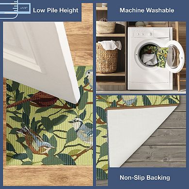 Liora Manne Esencia Birds Of A Feather Indoor Outdoor Mat