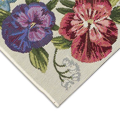 Liora Manne Esencia Secret Garden Indoor Outdoor Mat