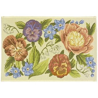 Liora Manne Esencia Secret Garden Indoor Outdoor Mat