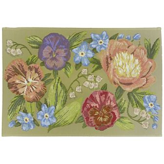 Liora Manne Esencia Secret Garden Indoor Outdoor Mat