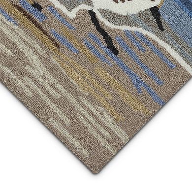 Liora Manne Frontporch Sandpipers Indoor Outdoor Rug