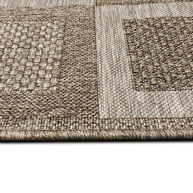 Liora Manne Orly Squares Indoor Outdoor Rug