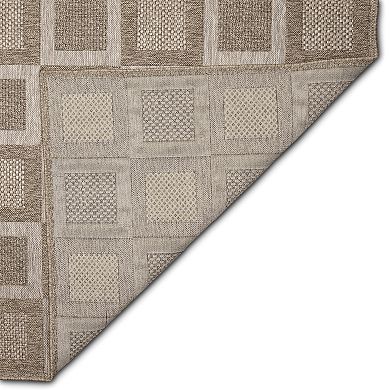 Liora Manne Orly Squares Indoor Outdoor Rug