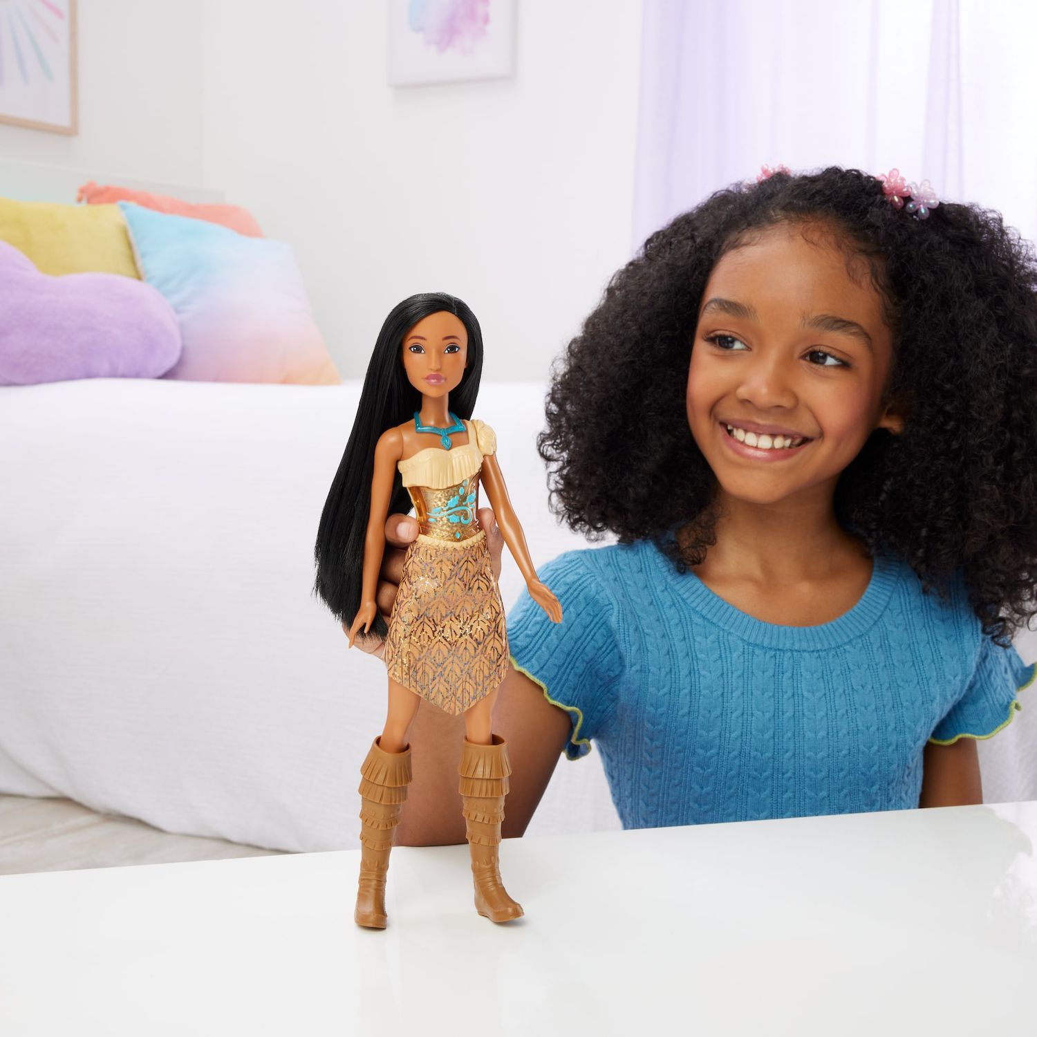 Детская кукла Disney Princess Pocahontas Fashion Doll and Accessories by Mattel — фото 2