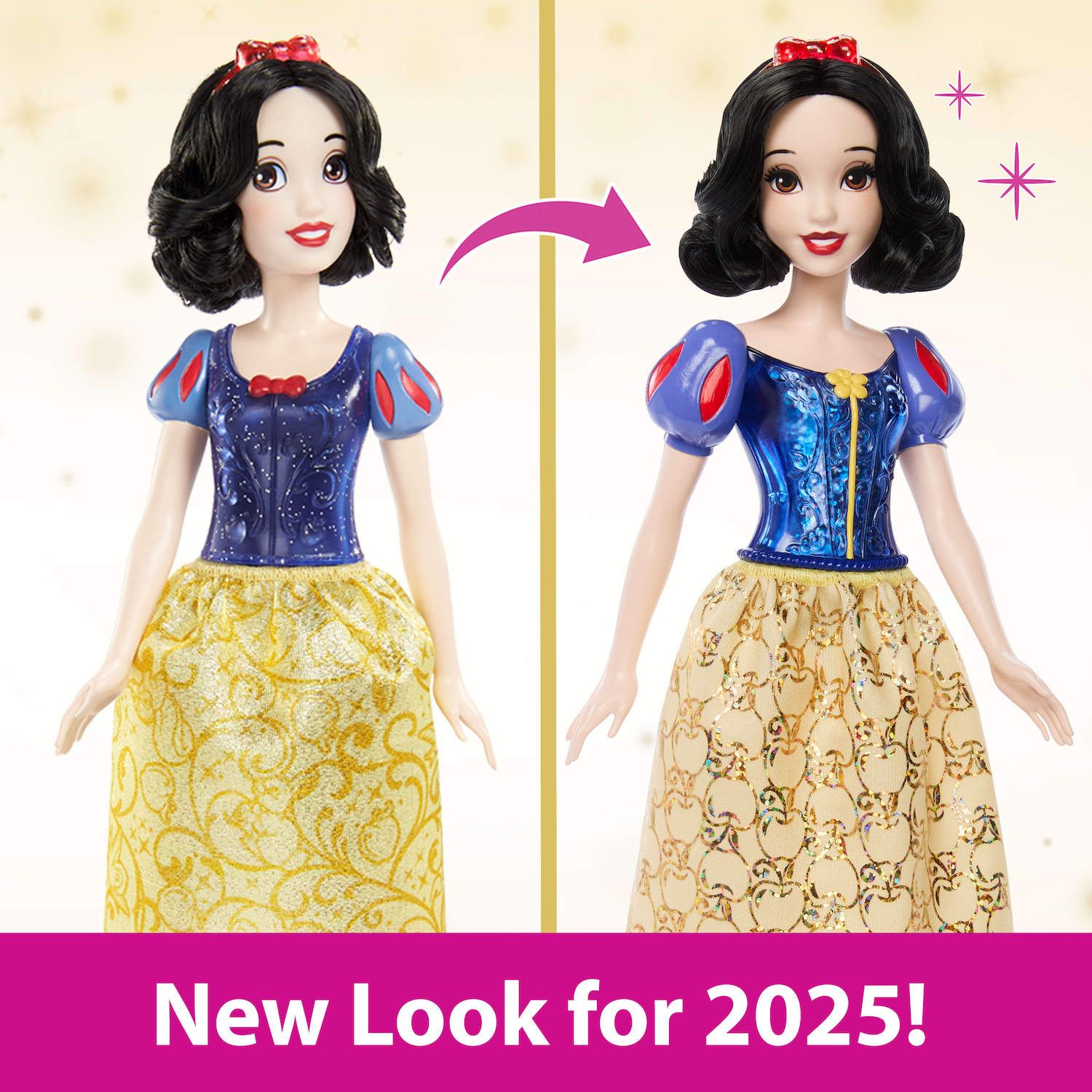 Детская кукла Disney Princess Snow White Fashion Doll and Accessories by Mattel — фото 3