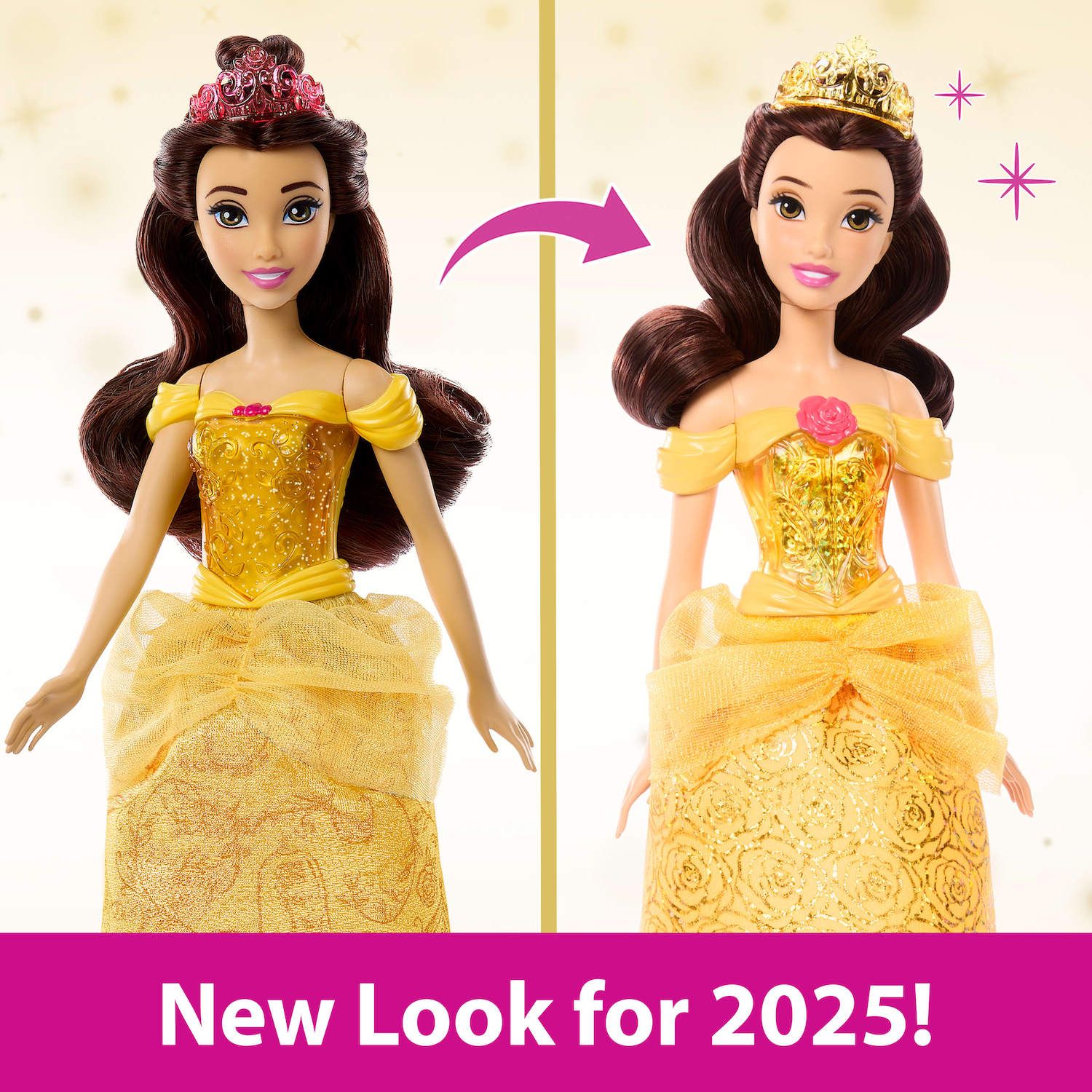 Детская кукла Disney Princess Belle Fashion Doll and Accessories by Mattel — фото 3