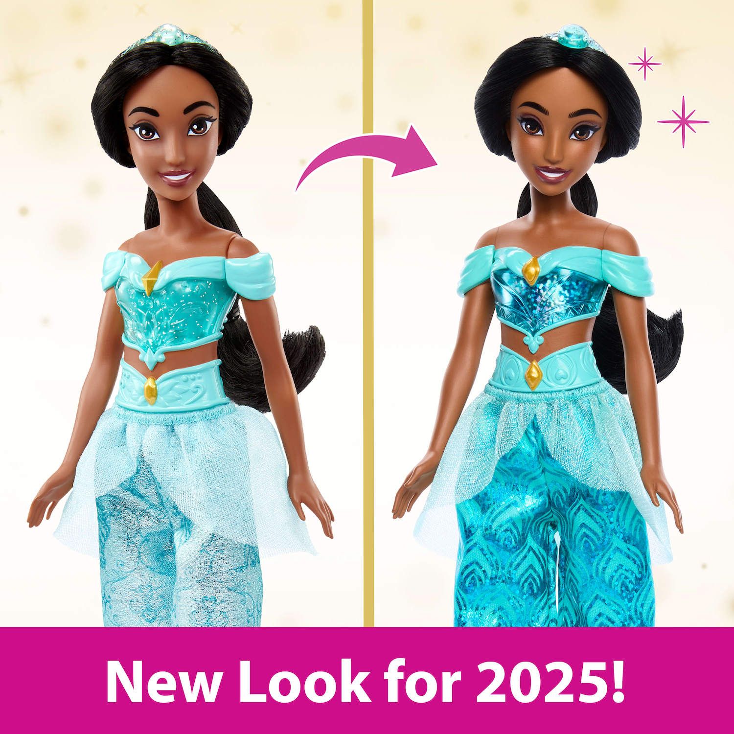 Детская кукла Disney Princess Jasmine Fashion Doll and Accessories by Mattel — фото 3