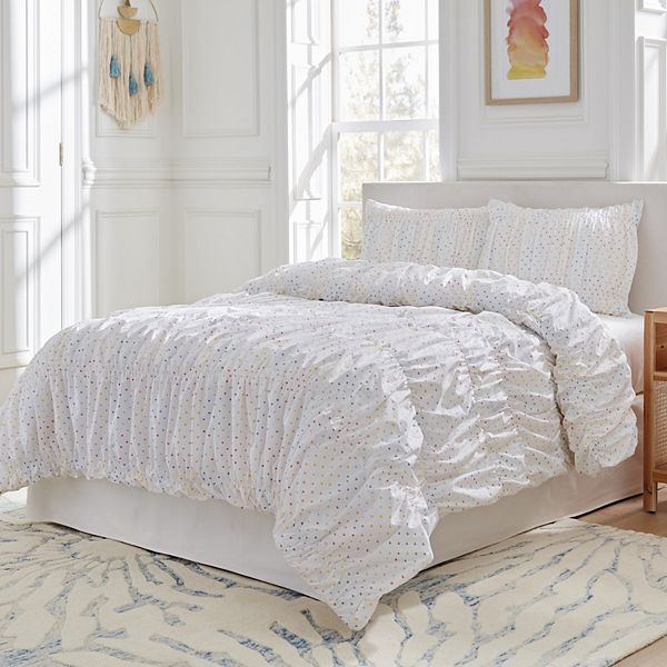 Lullabye Bedding Tiny Hearts Cotton Percale Comforter Set