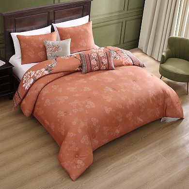 Bebejan Rossana 100% Cotton 5-piece Reversible Comforter Set