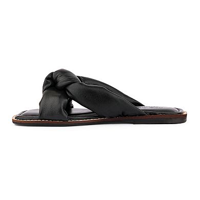 Rag & Co Chubs Women's Leather Slide Sandals