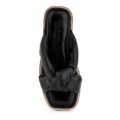 Rag & Co Chubs Women's Leather Slide Sandals