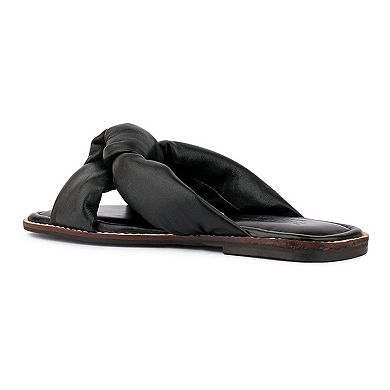 Rag & Co Chubs Women's Leather Slide Sandals