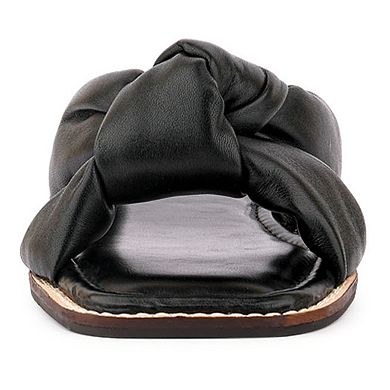 Rag & Co Chubs Women's Leather Slide Sandals