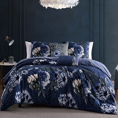 Blue Cuddl Duds King popular Size Comforter Reversible