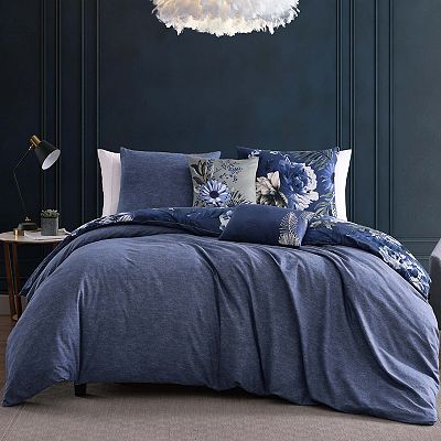 Blue Cuddl hot Duds King Size Comforter Reversible