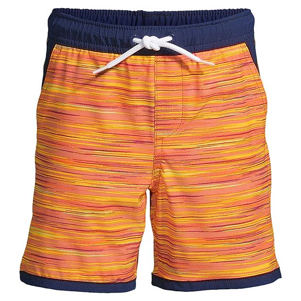 Boys 8-20 Lands' End Stretch Swim Trunks with Hydroliner in Slim & Husky