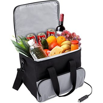 Ivation Portable Electric Cooler Bag, 15L Thermoelectric Portable Cooler