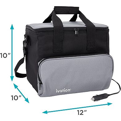 Ivation Portable Electric Cooler Bag, 15L Thermoelectric Portable Cooler