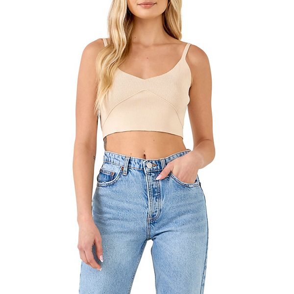 Knitted Bralette Top