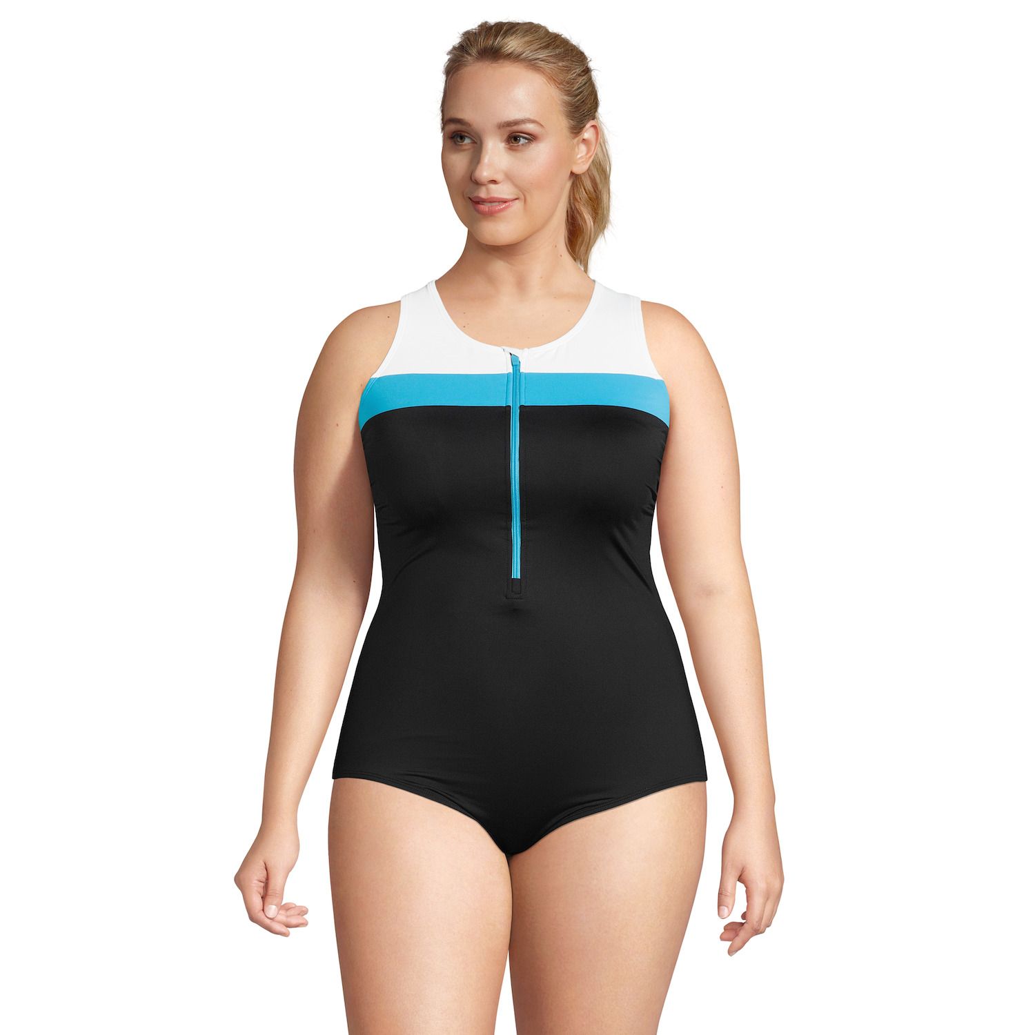 plus size upf swimwear