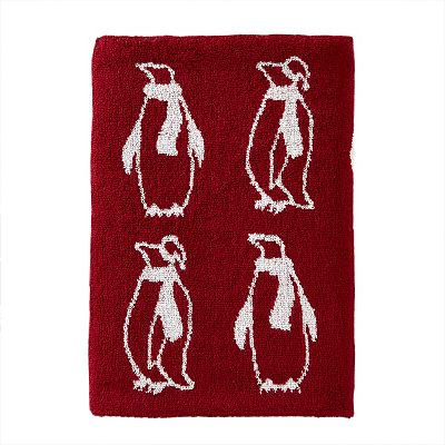 Vern Yip by SKL Home Arctic March Penguin Bath Towel