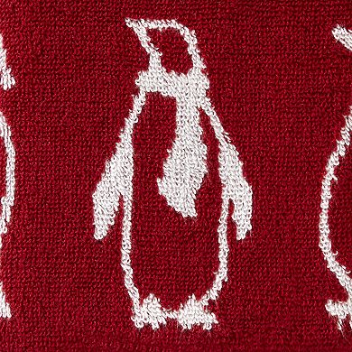 Vern Yip by SKL Home Arctic March Penguin Bath Towel