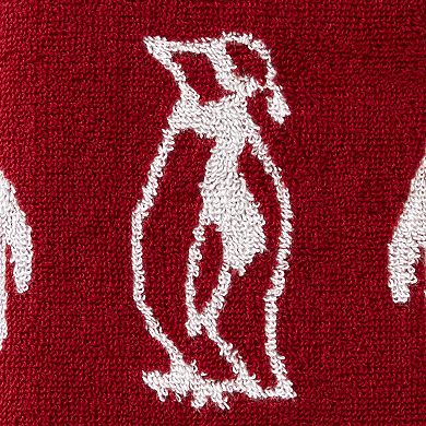 Vern Yip by SKL Home Arctic March Penguin 2-piece Hand Towel Set