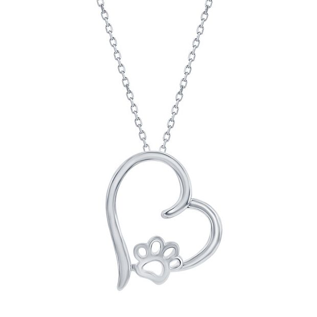 Kohl's paw cheap print necklace