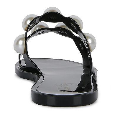 London Rag Pearla Women's Jelly Slide Sandals