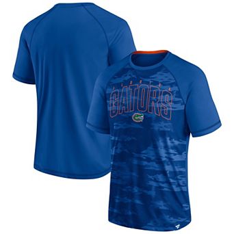 Men's Fanatics Branded Royal Florida Gators Arch Outline Raglan T-Shirt