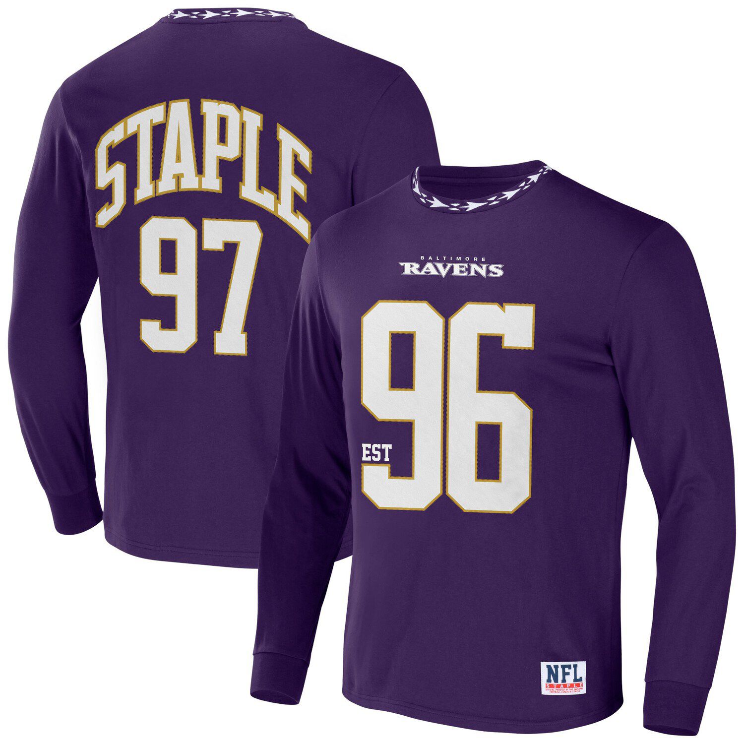 Men's NFL x Darius Rucker Collection by Fanatics Purple Baltimore